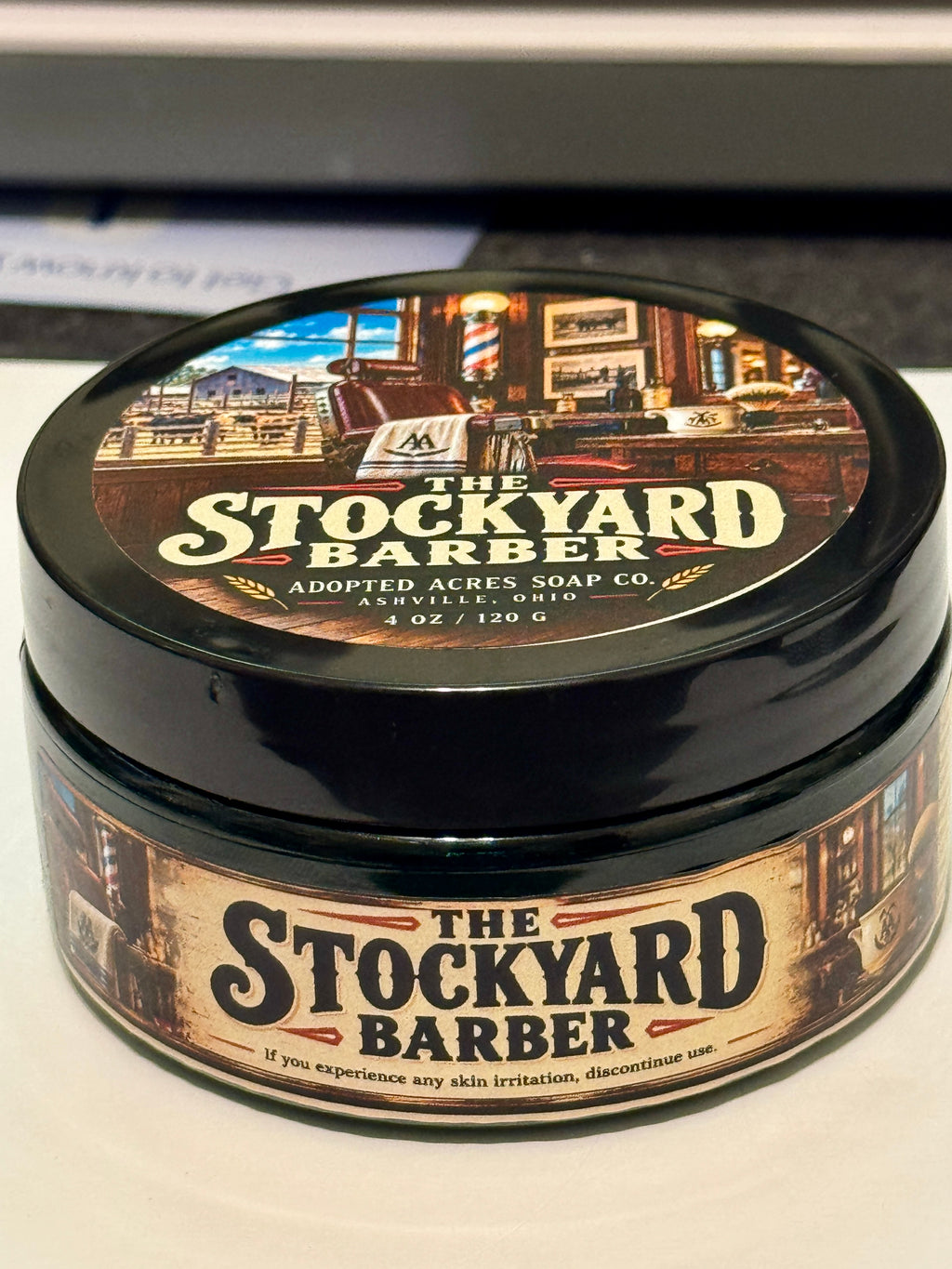 The Stockyard Barber 4oz Shave Soap EIEIO Base