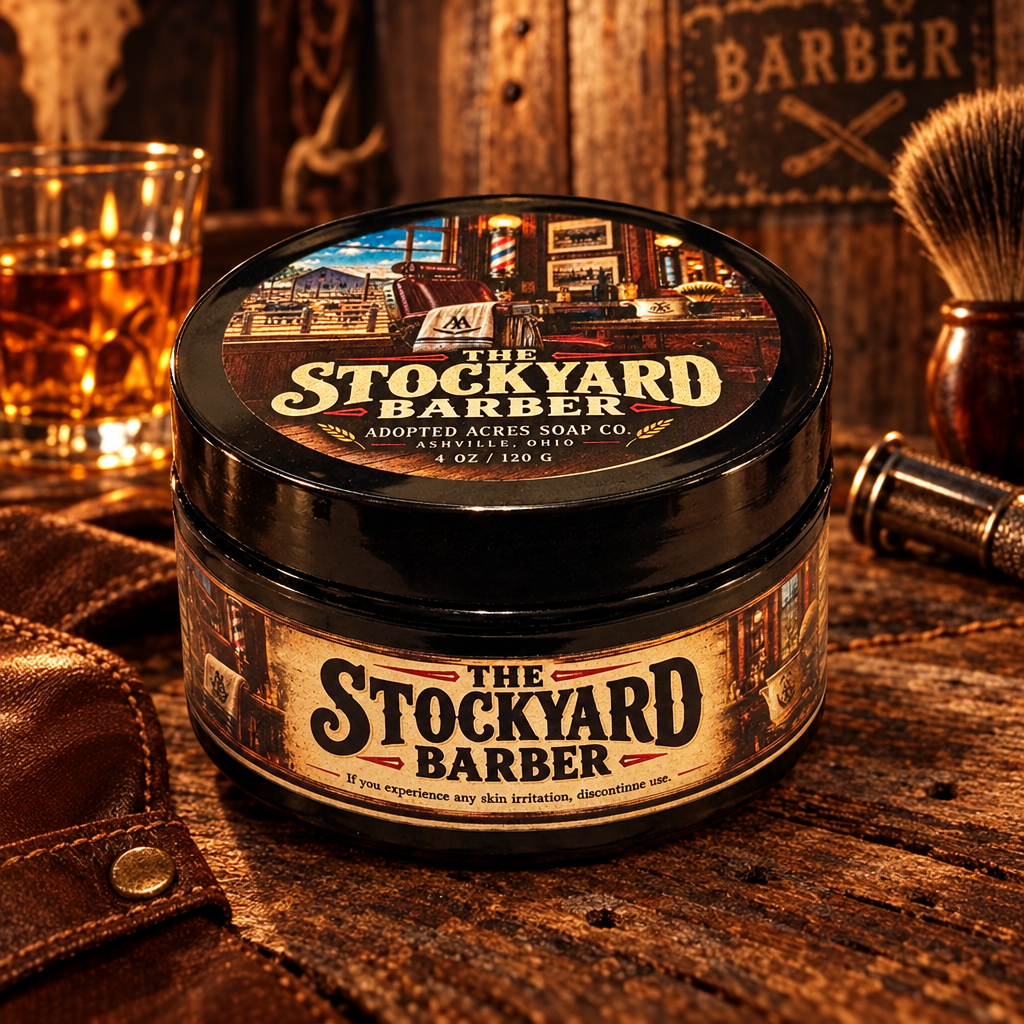 The Stockyard Barber 4oz Shave Soap EIEIO Base