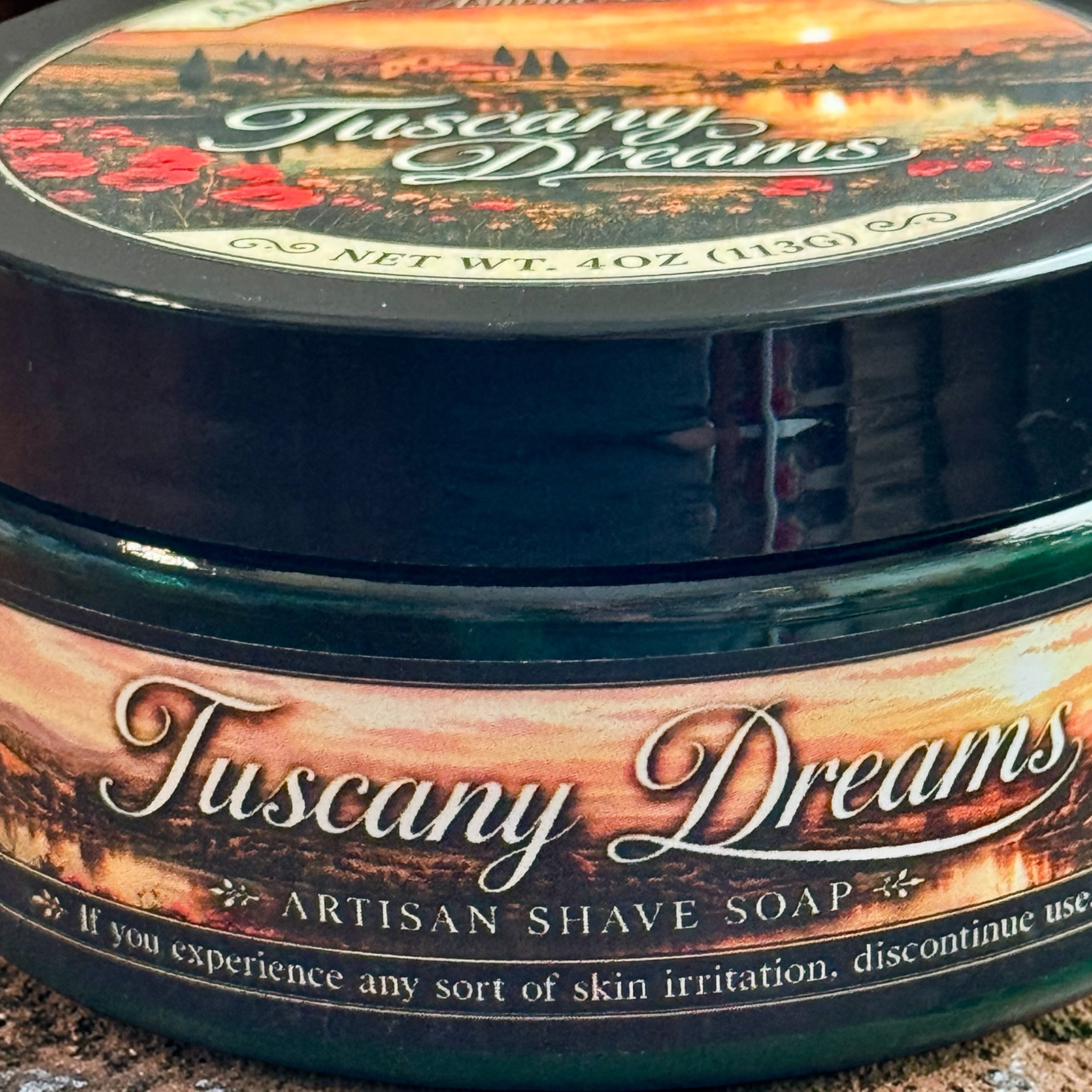 Tuscany Dreams 4 oz Shave Soap.   Grand Champion 2.0