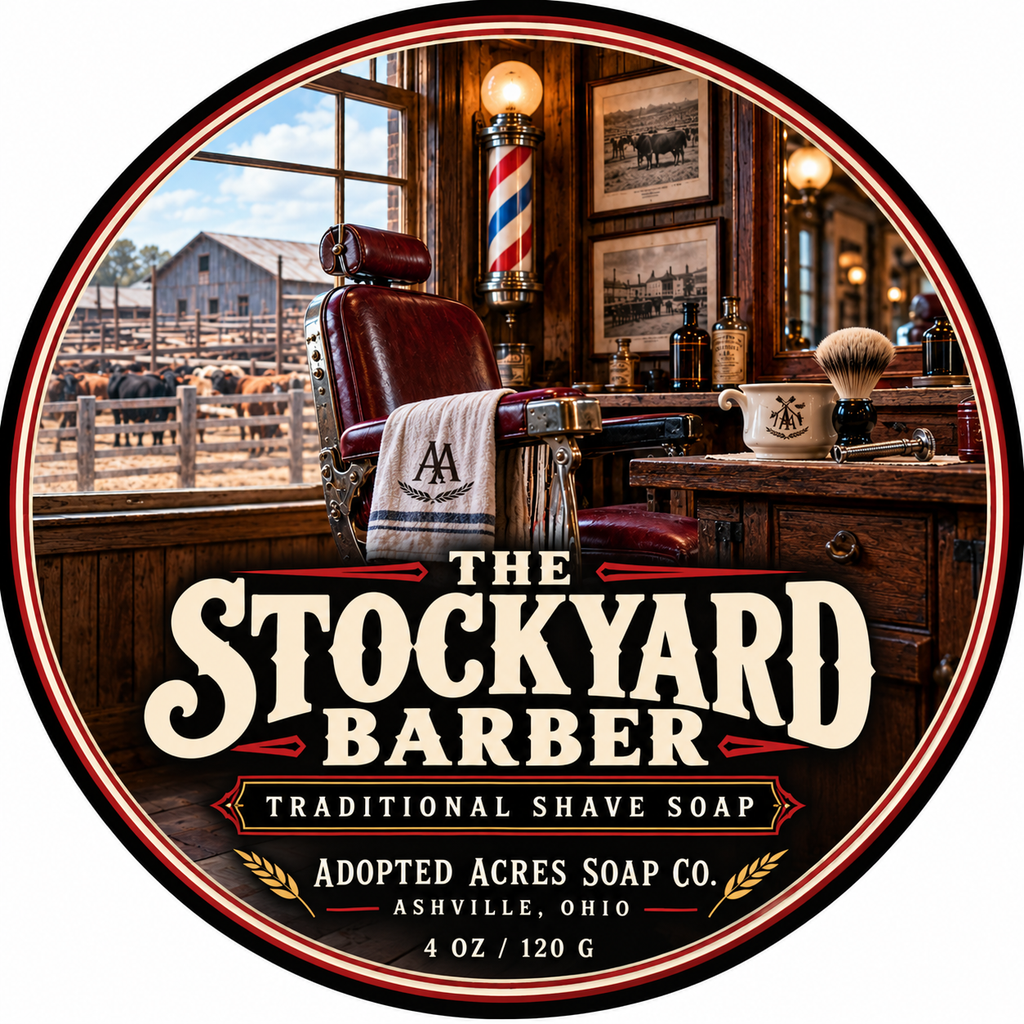The Stockyard Barber 4oz Shave Soap EIEIO Base
