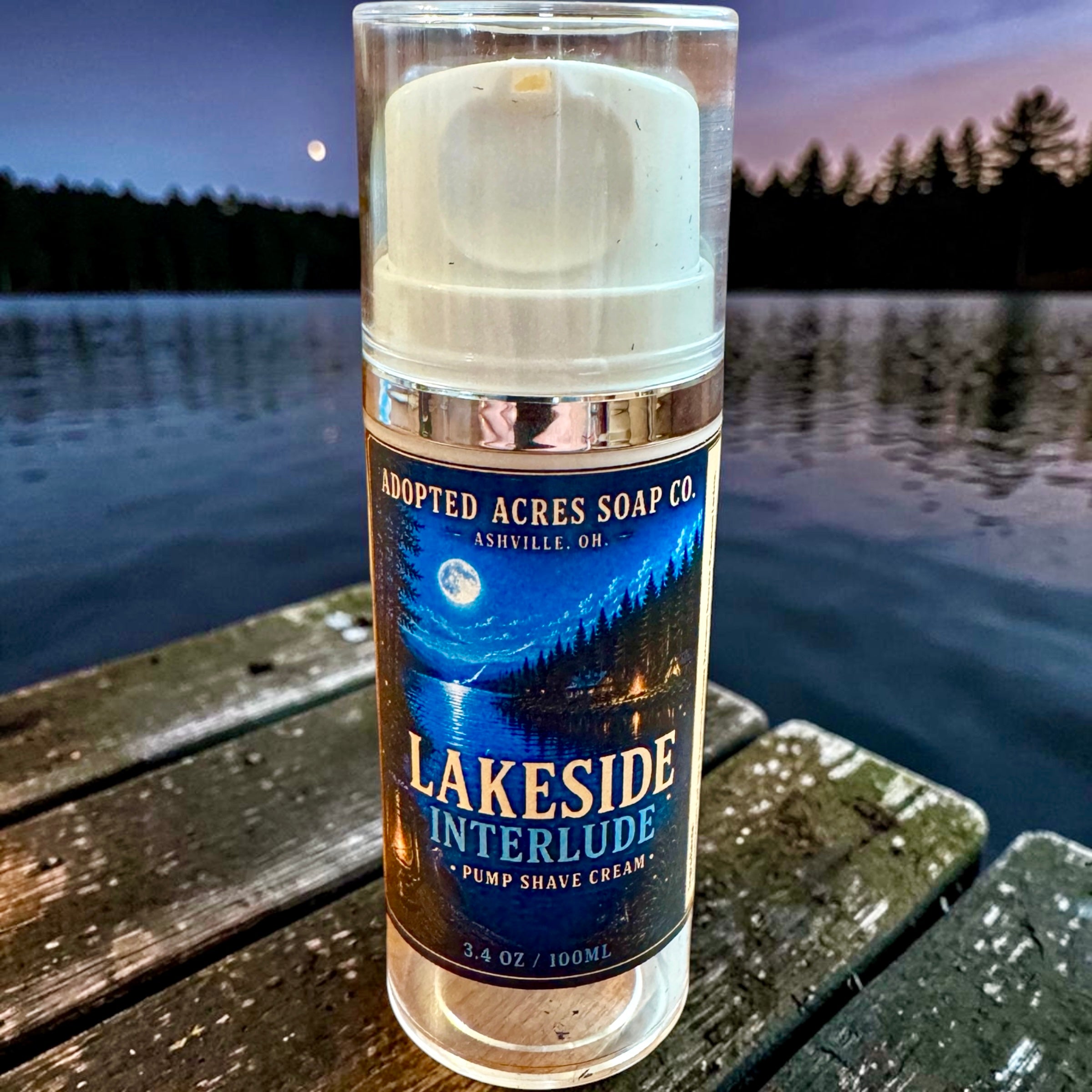 Lakeside Interlude Pump Shave Soap 3.4 oz