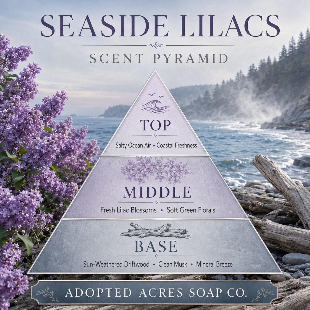 Seaside Lilacs Pump Shave Soap 3.4 oz