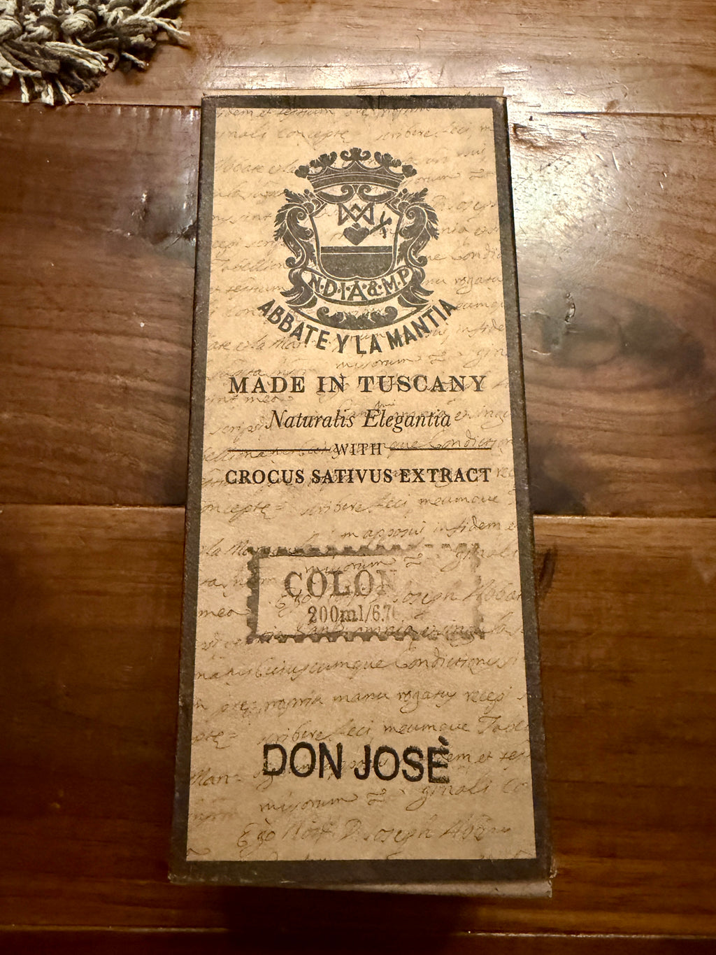 Abbate Y La Mantia Don José Cologne