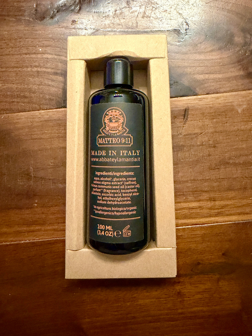 Abbate Y La Mantia- Matteo 9,11 Aftershave splash