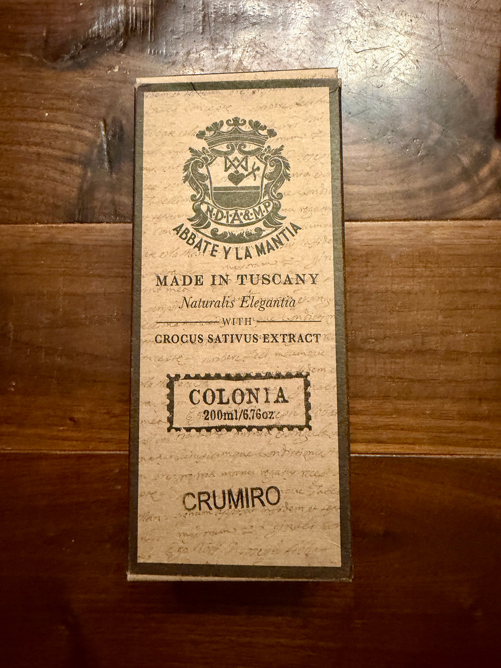 Abbate Y La Mantia- Crumiro cologne
