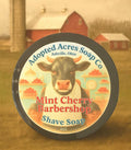 Mint Cherry Barbershop Shave Soap 4oz.