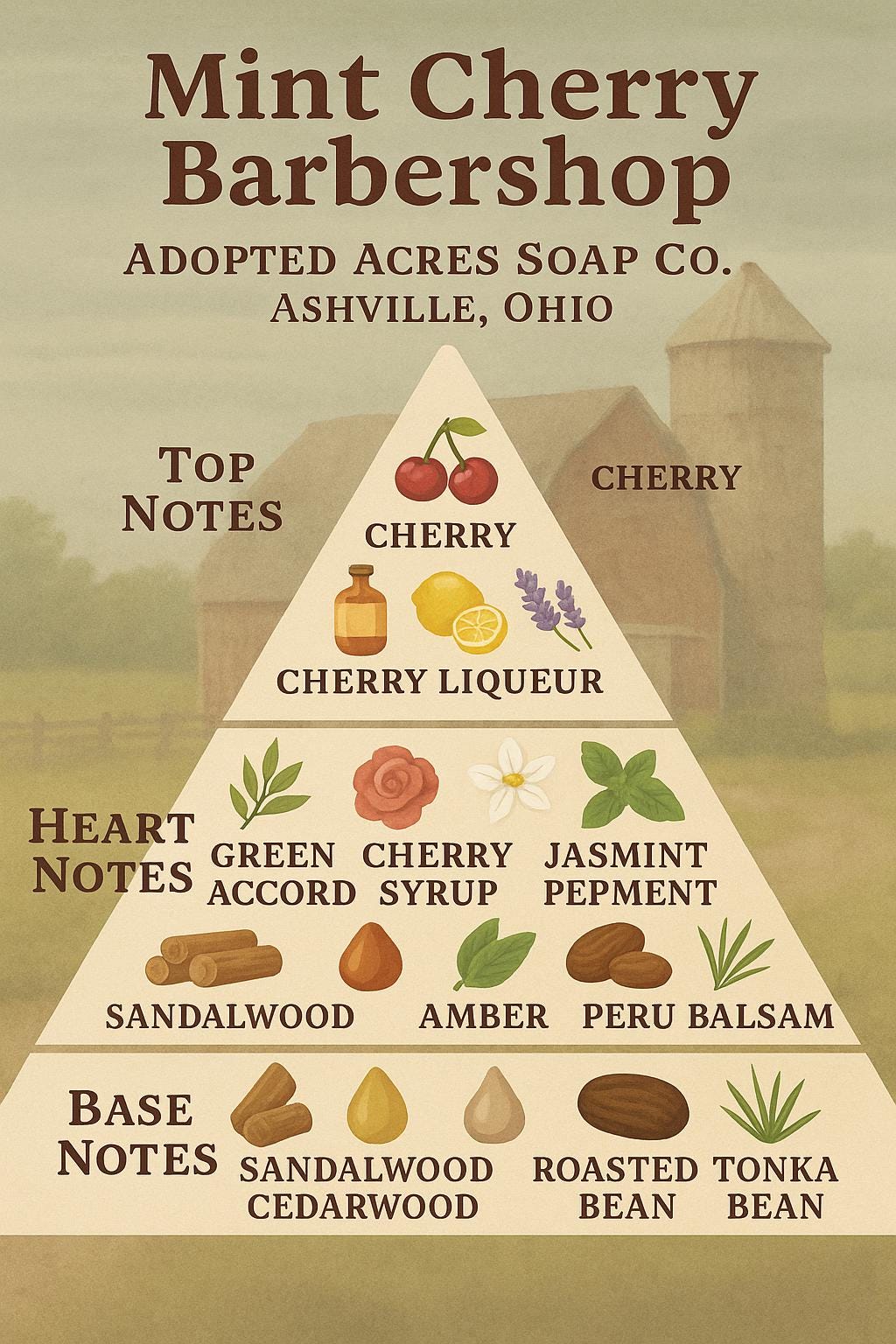 Mint Cherry Barbershop Aftershave Spray