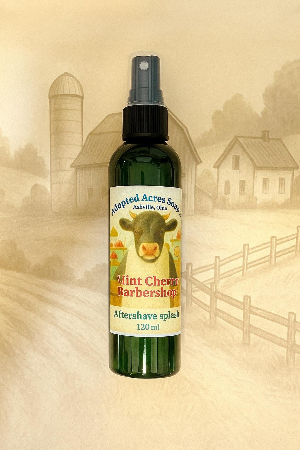 Mint Cherry Barbershop Aftershave Spray
