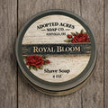 Royal Bloom Shave Soap: Rose, Oud & Patchouli - 4oz
