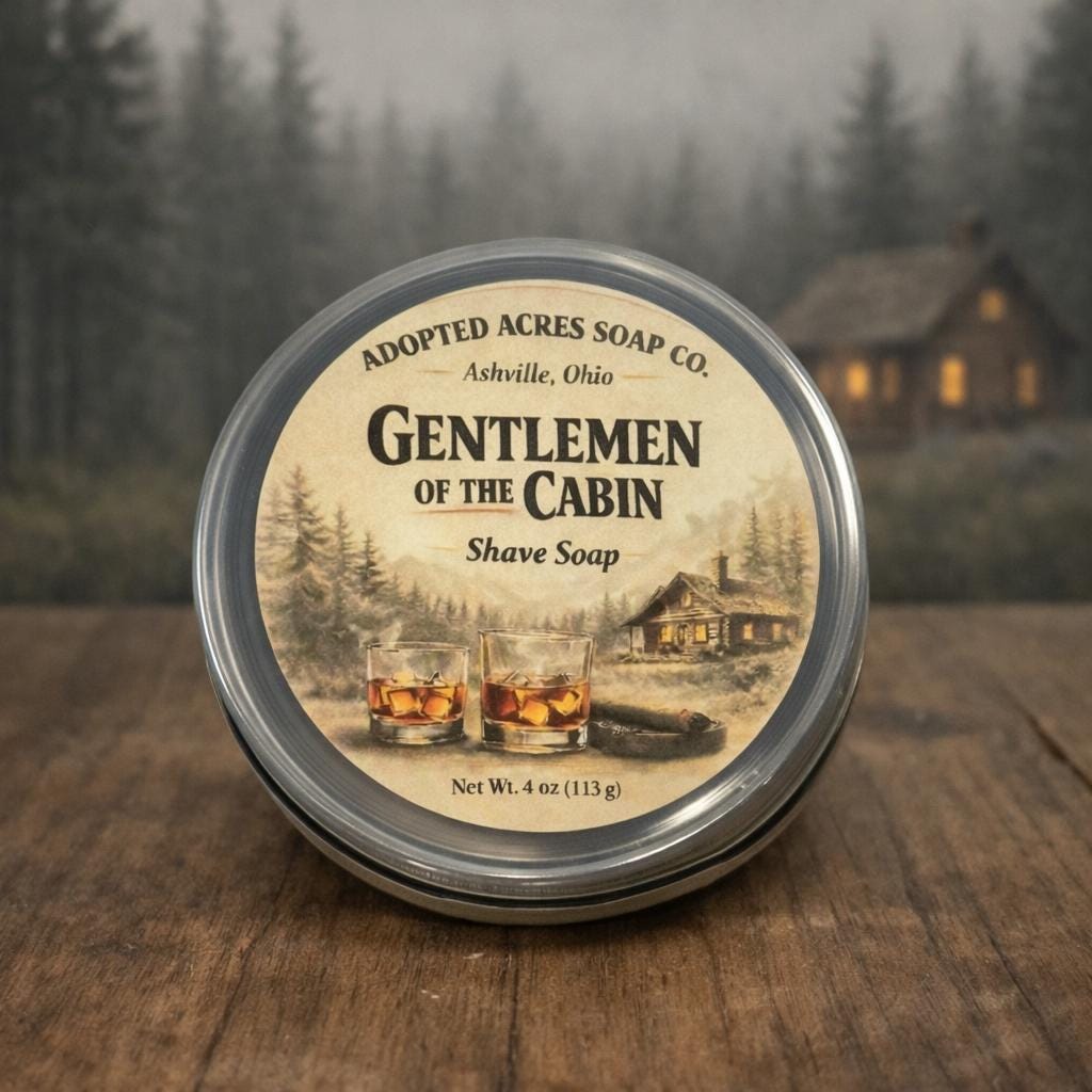 Gentlemen of the Cabin Shaving Soap 4 oz