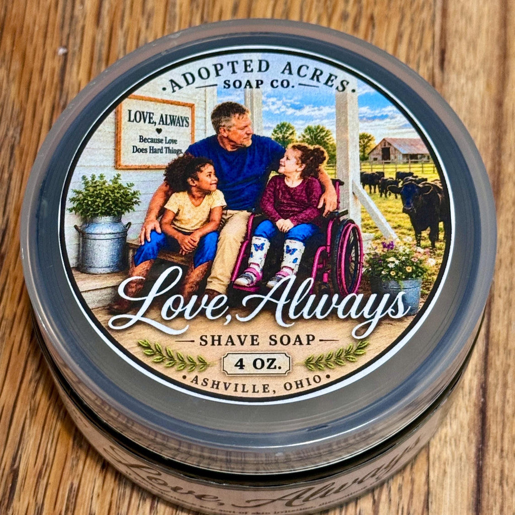 Love, Always Shave Soap 4 oz ( Formerly Family First)