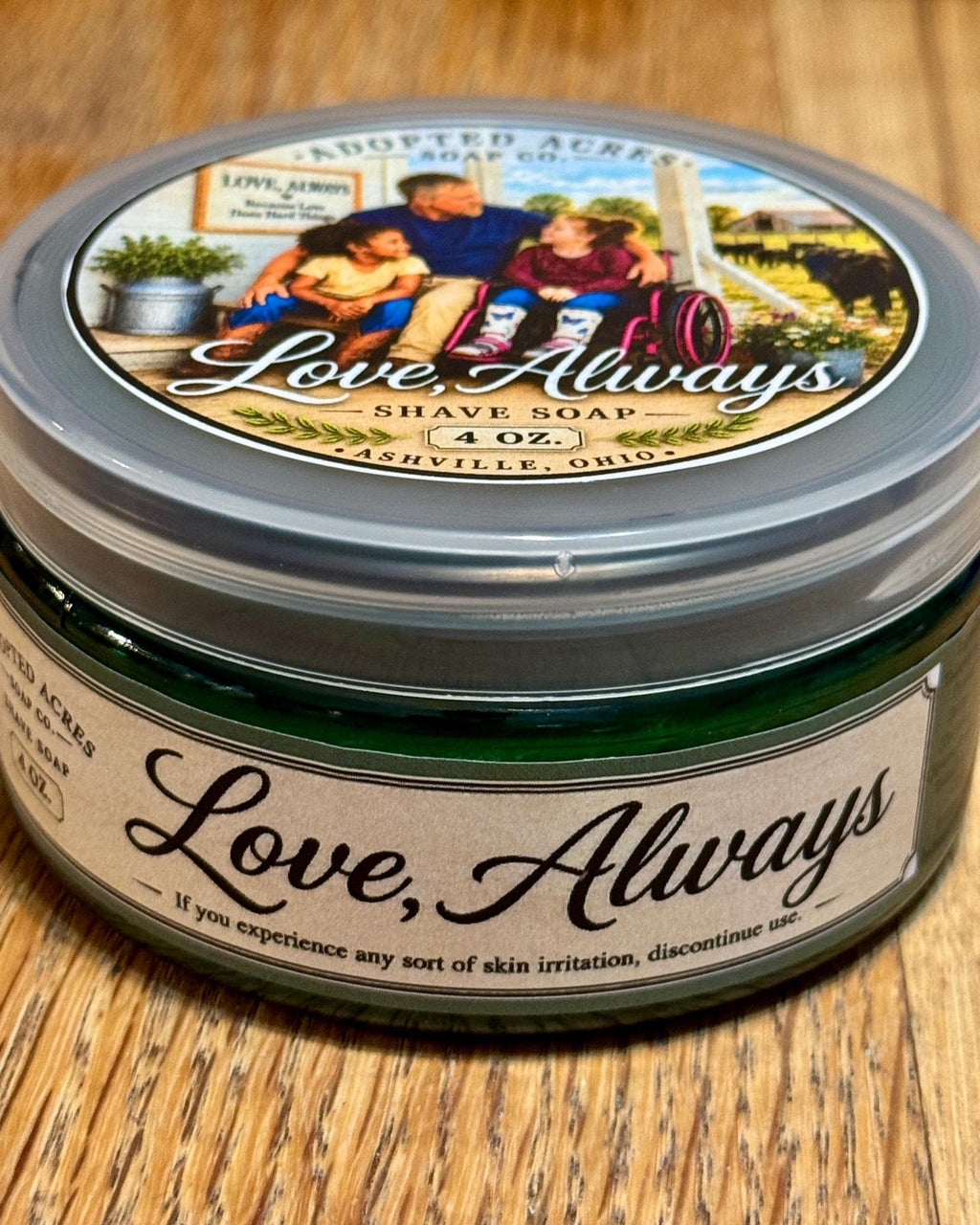 Love, Always Shave Soap 4 oz ( Formerly Family First)
